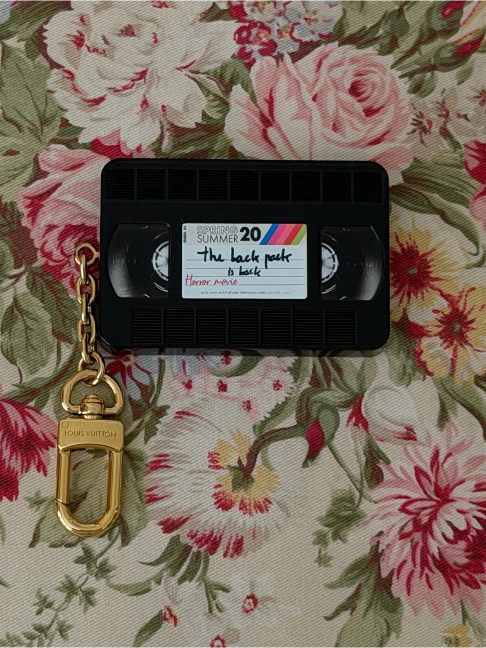 Authentic Louis Vuitton Record Bag Charm.